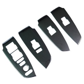 AOKIO Compatible with 2018 2019 2020 2021 2022 Honda Accord Accessories Door Window Switch Panel Cover Door Lock Control Button Trim (No Seat Heating Buttons)