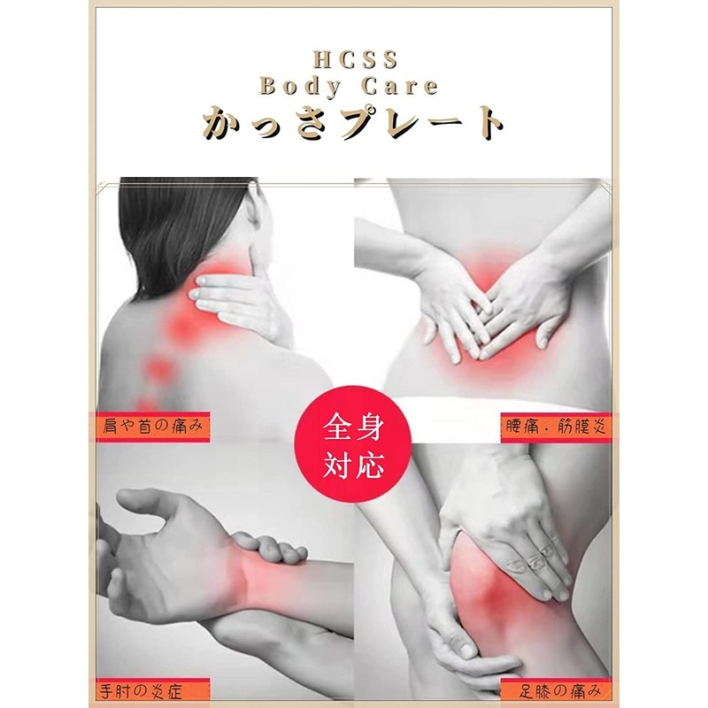 HCSS [Full Body Massage] Cassa Plate, Stainless Steel, Waterproof, Facial