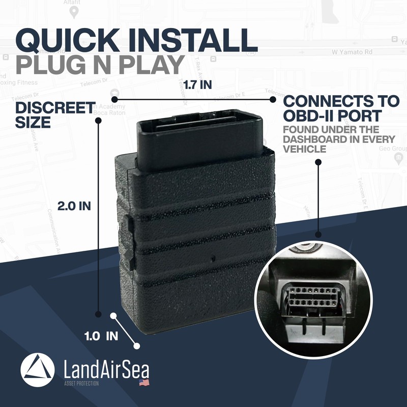 LandAirSea Sync GPS Tracker - 8.95 per month. Full Global