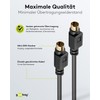 Wentronic 50057-GB 1m 4 Pin Mini Din Plug to 4