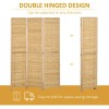 Hand Woven 3-Panel Bamboo Room Divider 4725x67x075 Folding Privacy Screen