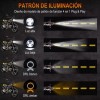 Faro Para Moto Universal + Carcasa Y Soporte De 7