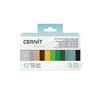 Cernit CEASS004C - Set of 12 Colours Oven Hardening Polymer