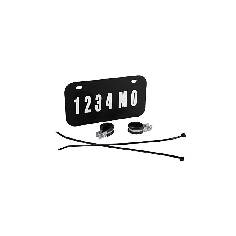 Raider FS-12000 ATV/UTV License Plate Kit with Numbers and Letters