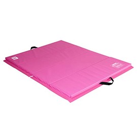 We Sell Mats 4 ft x 6 ft x 2 in Personal Fitness & Exercise Mat, Lightweight and Folds for Carrying, Pink