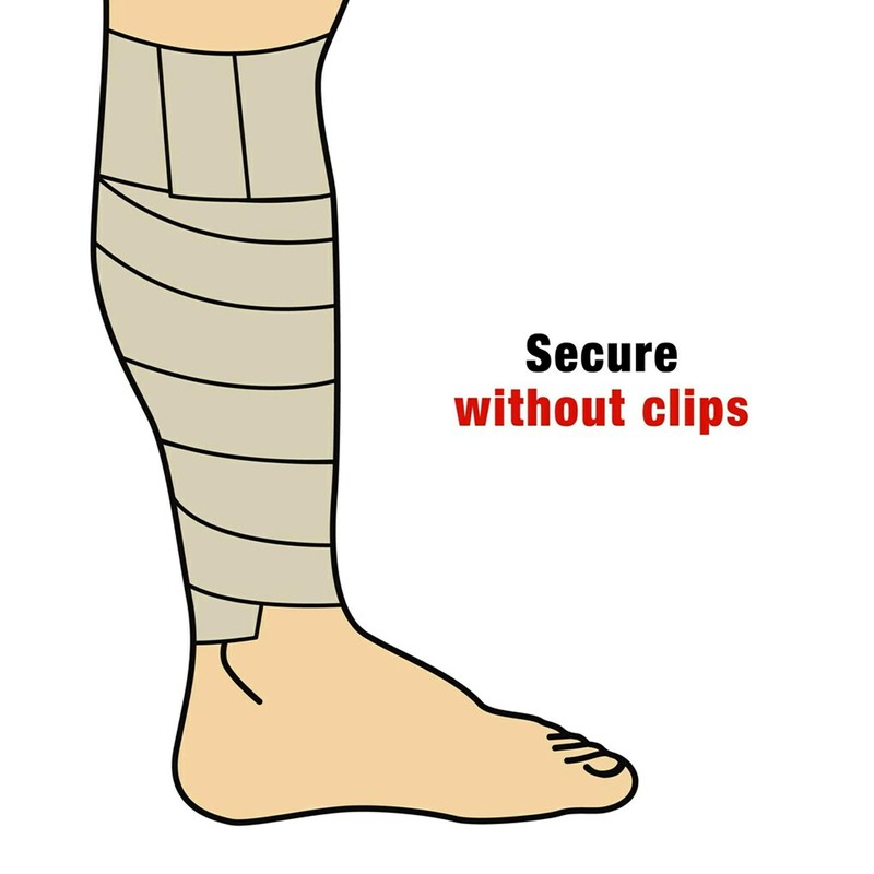 ACE 4" Elastic Bandage with Hook Closure, Beige