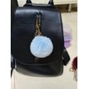 MBZRQKZS Fluffy Faux Rabbit Fur Pompoms Keyring Car Key Soft