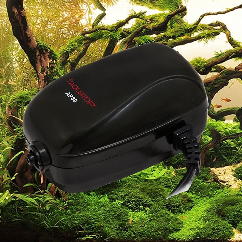 Aquatop Breza Aquarium Air Pump Single Outlet, Super Quiet, up