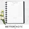 BetterNote Keeping Track Refill Pages for Discbound Notebook, Habit Tracker,