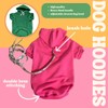 Happy Easter Dog Hoodie | Fleece Lined |Leash Hole| Easter