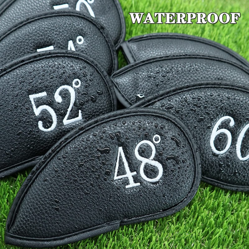Golf Iron Cover with Magic Tape Closure Golf Head Cover