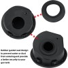 RITESS Fuel Filler Door Locking Gas Tank Cap Cover for