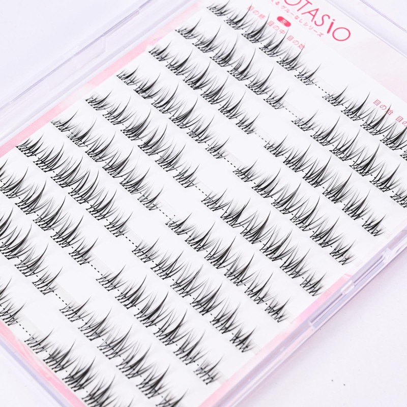 YOOTASIO False Eyelashes, No Glue Required, 1 Second Eyelashes, High