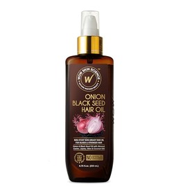 WOW Skin Science Aceite capilar de semillas negras de cebolla, tratamiento nutritivo para el crecimiento del cabello seco y dañado con aceites de almendras, ricino, oliva, coco y jojoba