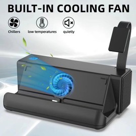 Generic 8 in 1 TV Docking Station, HD Multimedia Interface Adapter with USB2.0 HUBx3 PD3.0 Type C Ports, Game Card Reader, Portable Charging Stand with Cooling Fan, Generic0xw671zgk5