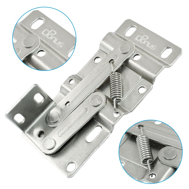 Kemcatui 2 Pcs Tip Out Tray Hinges, Sink Front Cabinet