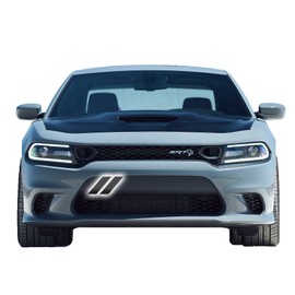 Luxe Auto Concepts Charger Front Bumper Hash Stripes - Reflective Black