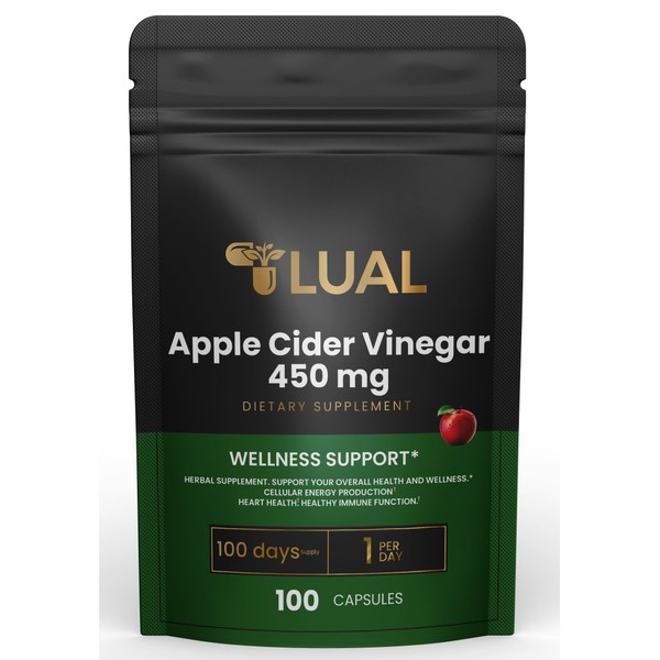 LUAL Apple Cider Vinegar Capsules Apple Cider Vinegar Capsules 450