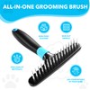 Dog rake deshedding dematting Brush Comb - Undercoat rake for