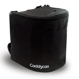 Caddycan Auto - Car Trash Can with Lid | Compact, Durable Multipurpose Trash Bin and Organizer for Commuting, Adventures | Utility Pockets and 100% Leak-Proof