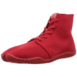 Marugo Tabi Action Shoes Split Toe Breathable Sneakers Sports Jog II (9 Wide Women / 7.5 Medium Men, Red)