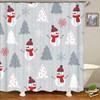 CJWLKJ Merry Christmas Shower Curtains for Bathroom 72 x 72