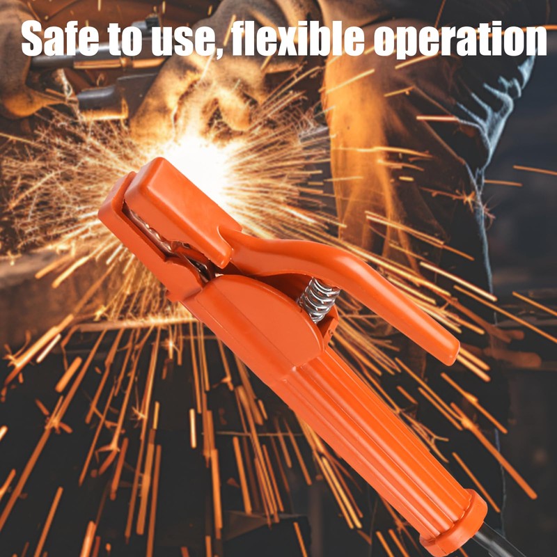 JIAONE Welding Electrode Holder,Welding Ground Clamp, With cable 25mm ²