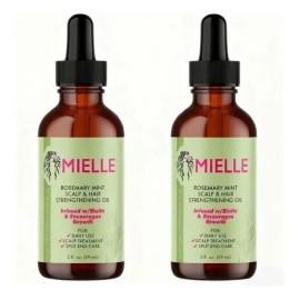 Aceite Capilar Mielle Organics Con Romero Y Menta, Puntas Ab