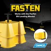 Camco Fasten RV Big Blocks Stabilizing Jack Supports w/Convenient Handle