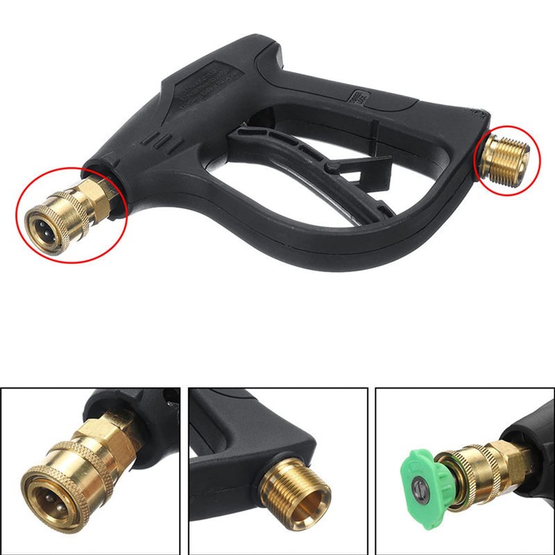 High Pressure Washer Gun,4000 PSI Max with 5 Color Quick