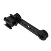 Triple Cold Shoe Extension Bracket Aluminium Alloy Microphone Stand Mount