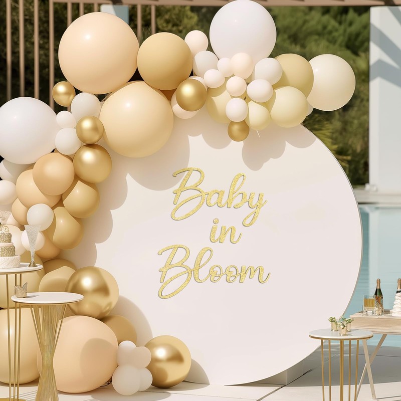 Baby in Bloom Wooden Sign for Baby Shower Party Decor