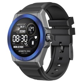 BRIBEJAT Smartwatch for Men, 1.32 Inch HD Fitness Tracker, Activity Tracker with Pedometer, Heart Rate, Sleep Monitor, IP68 Waterproof Fitness Watch Men Round for Android iOS, Blue