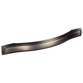 GedoTec Dublin Furniture Handle Antique Arch Handle Metal Country House Handle for Kitchen Shop & Drawers – Dublin | Handle Height 25 mm | Cabinet Handle BA 128 mm | Pack of 10 - Door Handle Cabinet