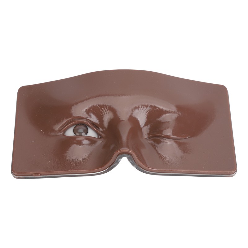 Eye Makeup Practice Board Open Close Eyes Reusable Silicone Mannequin