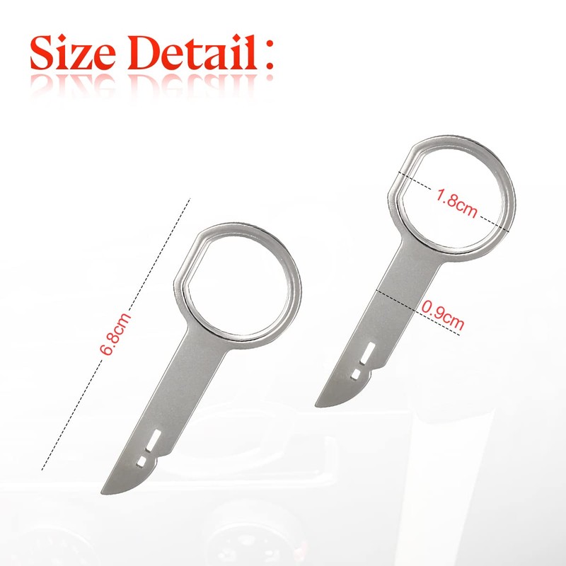 CGEAMDY Car Radio Removal Tool, Key for Removing Car Radio,