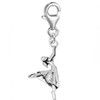 Sexy Sparkles Clip-On Ballerina Charm Pendant – Compatible with Bracelets,