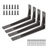 4 Pack 6 x 14 Inch Heavy Duty Shelf Brackets,
