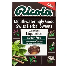 Ricola Liquorice Sugar Free Box, 45 g