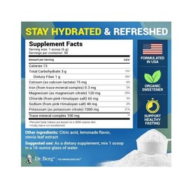 Dr. Berg Electrolyte Powder with 1000 mg of Potassium with Magnesium
