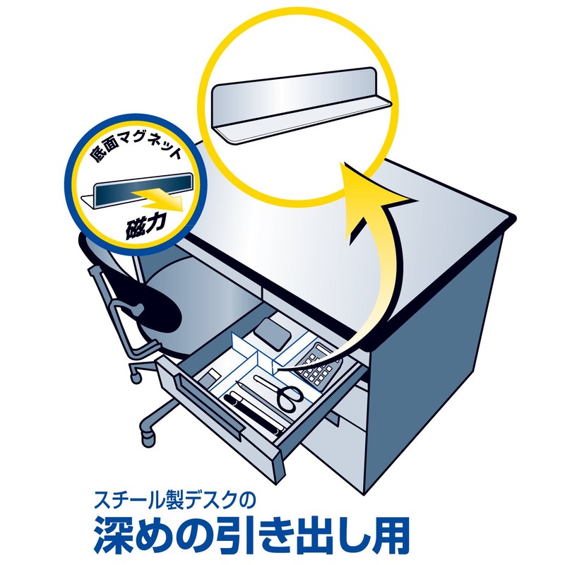 マグエックス マグネット付しきりプレート S 3枚入 MMP-S3P