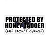 Honey Badger Inspired Parody He Don't Care Funny Window Laptop