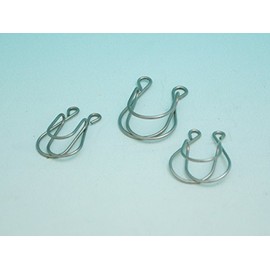 Beyondsupply-lab Stainless Steel Clamp Tongs Clip Spring Joint a Set of 3