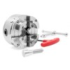 WEN LA4374 3.75-Inch 4-Jaw Self-Centering Lathe Chuck Set with 1-Inch
