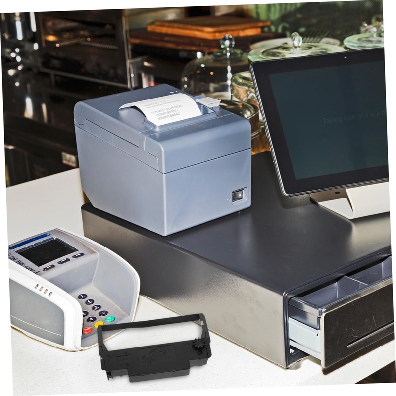 KICHOUSE 10pcs Ink Ribbon Replacement for Cash Registers Compatible and