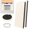 BEWAVE Window Air Conditioner Insulation Foam Panels, AC Side Surround