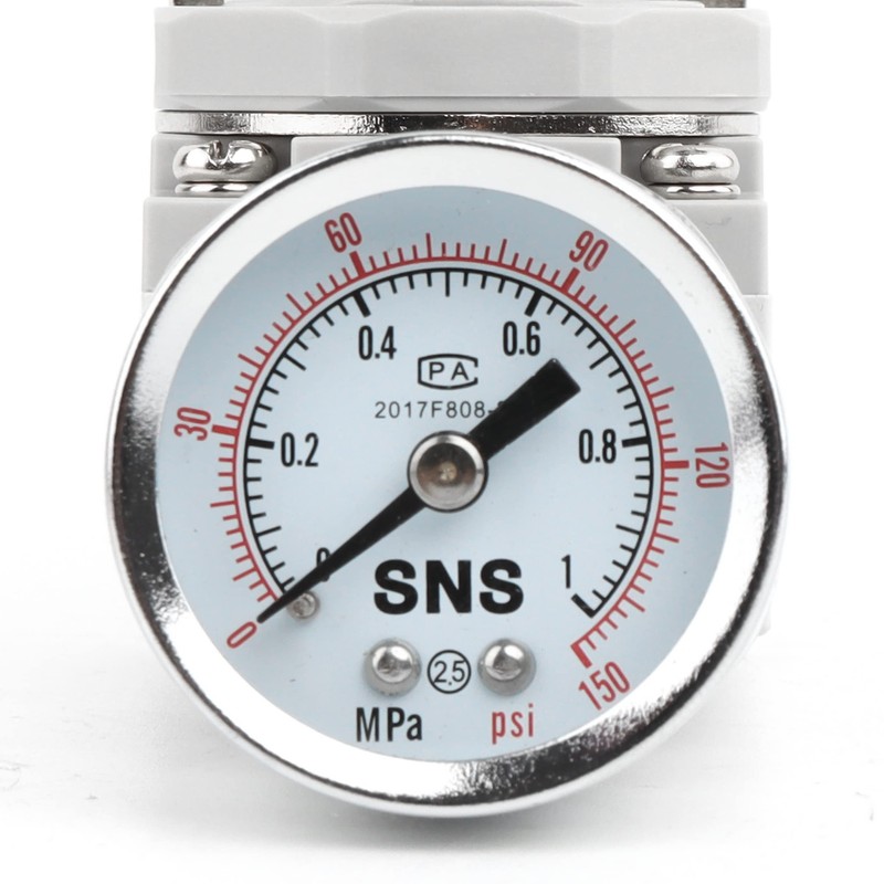 SNS Compressed Air Maintenance Unit Regulator 1/4 Inch 0-10 Bar