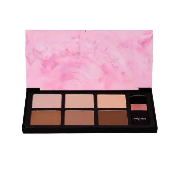 Profusion Cosmetics Sparkle &amp; Shine Contour &amp; Highlight Palette Pink