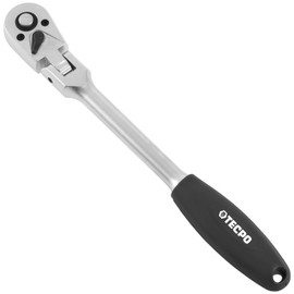 TECPO Ratchet 3/8 Inch Reversible Ratchet Joint Ratchet 72 Teeth Ratchet Wrench Car