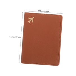 Baluue Leather Passport Holder for Men Durable Travel Document Organizer with RFID Protection Classic Design Stylish Passport Cover for Cards Licenses Travel